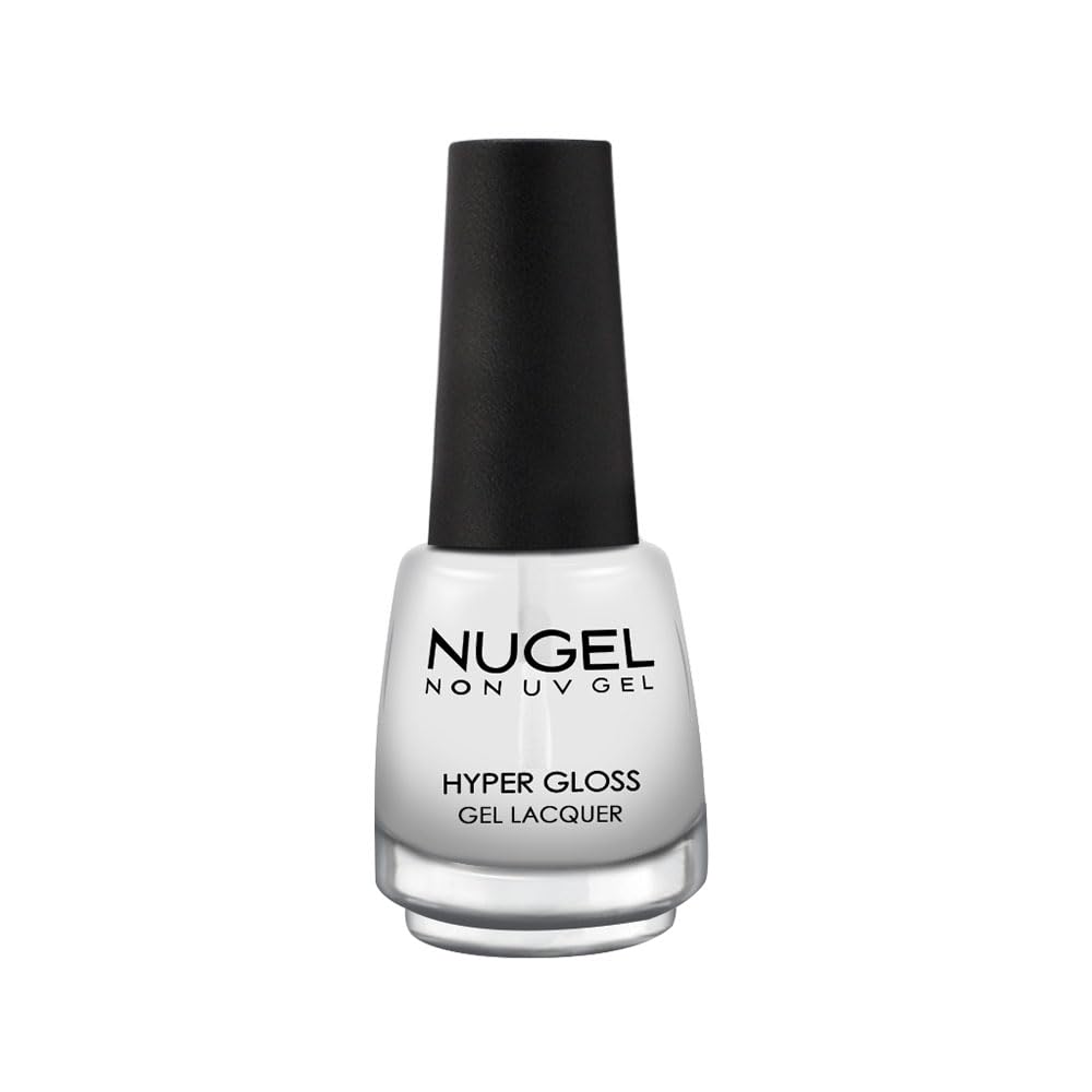 NUGEL Quick-Dry, Gel Finish Polish, 100% Veg & Cruelty Free, Nail Paint I Long Lasting, Chip Resistant, Nail Polish For Women, High Gloss, F&D Approved Colors & Pigments|All Clear_001, 13 ml