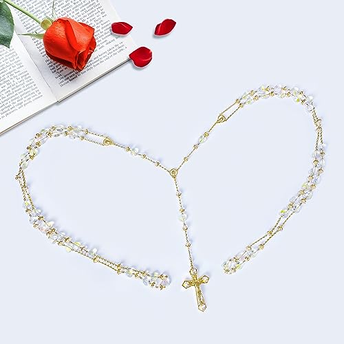 Lazo Para Boda,Wedding Lasso for Ceremony Gift,Rosario Lazos Para Boda Catolica,Lazos Para Bodas De Iglesia Para Novios,Lasso for Wedding Ceremony, Wedding Crystal Rosary,Lazo De Bodas Para Los Novios4