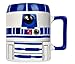Taza desayuno Star Wars cerámica Relieve - R2D2 - 10 cm altura - 350 ml - Mug Relieve Star Wars R2D2