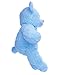Cuddly Soft 16 inch Stuffed Blue Patch Teddy Bear...We Stuff 'em...You Love 'em!