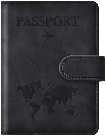 Eoehro Passport Holder for Travel Essentials, Passport Wallet Cov...