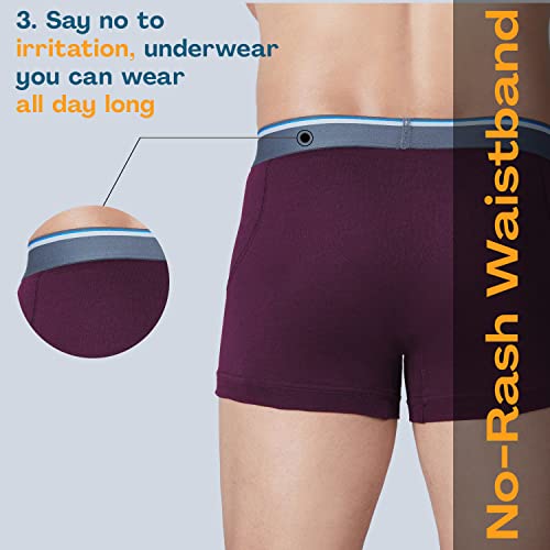 Image of GLOOT Men's Cotton Trunks Striped Briefs