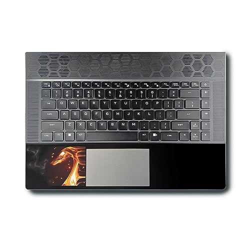 Image of MightySkins Skin Compatible with Alienware X16 R1 (2023) Full Wrap Kit - Flaming Dragon | Protective, Durable, and Unique Vinyl Decal wrap Cover | Easy to Apply & Change Styles | Made in The USA