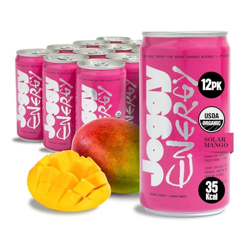 Image of Joggy Organic Energy Drink, Solar Mango 12pk (8.4oz)