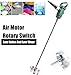 CHIPEL Pneumatic Paint Mixer, 680W Stainless Steel Pneumatic Mixer, Paint Air Agitator, Adjustable Speed, Porous Heat Dissipation, Paint Automatic Stirrer for Industrial Barrel, Paint, Plaster