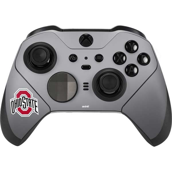Skinit Decal Gaming Skin Compatible with Xbox Elite Wireless Controller Series 2 - Officially Licensed Ohio State University Buckeyes Design