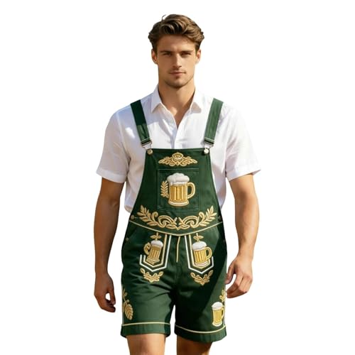 Mono Oktoberfest con estampado de traje tradicional bavaro adulto