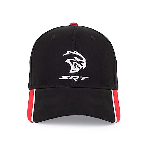 Dodge SRT Hellcat Cap – Custom – Structured 6 Panel – Black/Red/White