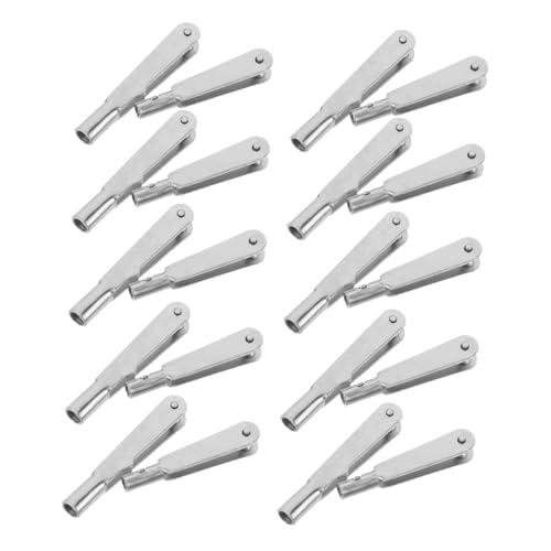 Clips metálicos para aviones Angoily con eslabones a presión de alta resistencia para RC