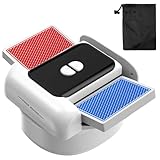 Risirica Automatic Card Shuffler Machine for 1β2 Decks,USB-C Rechargeable Card Shuffler,Low Noise & Portable Electric Shuffling Machine for UNO, Phase 10, Skip-Bo, Blackjack, Texas Hold'em & More