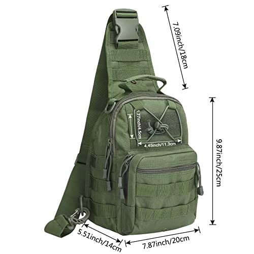 Image of G4Free Outdoor Tactical Bag Backpack, Military Sport Bag Pack Sling Shoulder Backpack