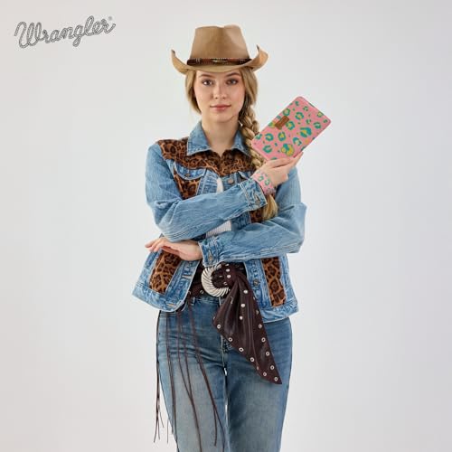 Image of X Wrangler Wristlet Western Wallet Boho Aztec Credit Card Holder for Women