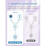 meross Smart Light Bulb, Smart WiFi LED Bulbs Compatible with Apple HomeKit, Siri, Alexa, Google Assistant and SmartThings, Dimmable E26 Multicolor 2700K-6500K RGB, 810 Lumens 60W Equivalent - Image 4