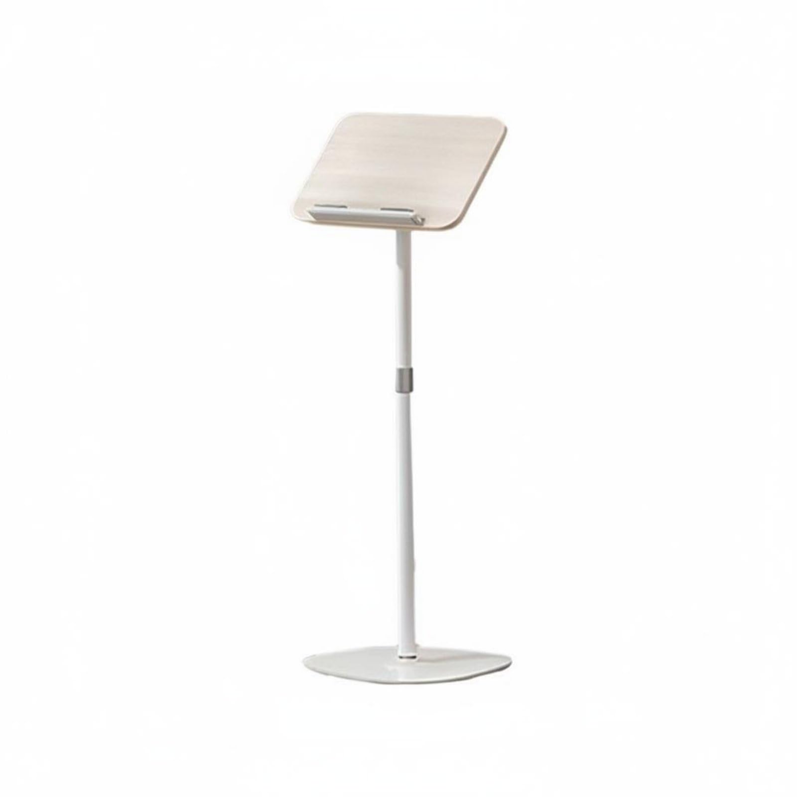 Gralara Atril Regulable de Pie Multifuncional Soporte de Lectura Altura Ajustable Base Estable para Oficina, Soporte De Suelo Alto, Ajustable De 45-130cm