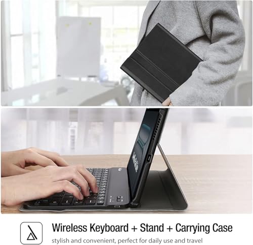 Image of HOM Tri-Fold Wireless Bluetooth Keyboard with Detachable Tablet Case Cover for OnePlus Pad Lite 11 inch