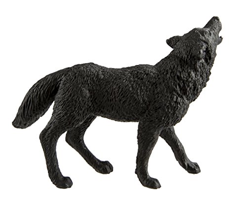 Safari Ltd Wild Safari North American Wildlife Black Wolf #TOP5