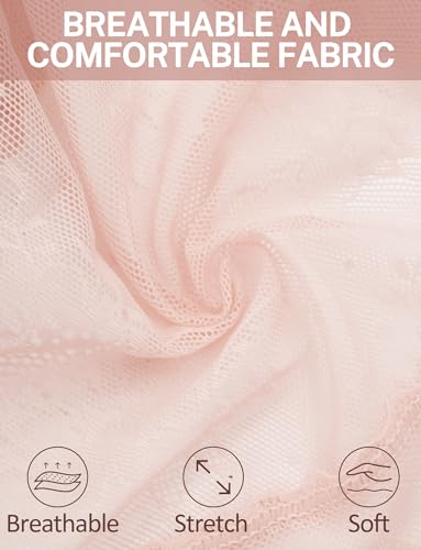 FEOYA Men’s Sissy Hiding Gaff Panty Shapwear Lace Transgender Underwear Mesh Crossdressing Boxer Briefs3