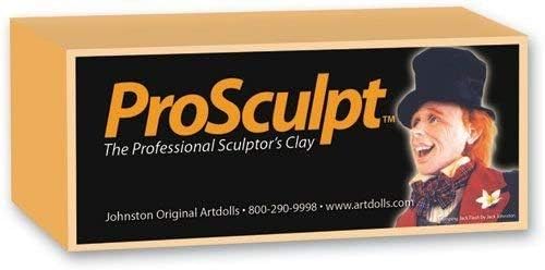 ProSculpt- Barra de 1 libra - Beige  Arcilla polimérica de grado profesional  Arcilla para hornear en horno