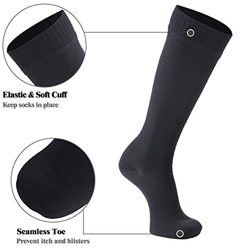 Sumade Unisex Waterproof Hiking Socks, Womens Mens Knee High Outdoor Recreation Breathable Cushioned Sports Athletic Socks For Trekking Cycing Fishing Kayaking 1 Pair  thumb #6