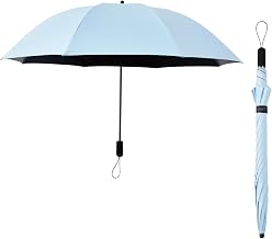 AMVEL A1570 KALCT HEATBLOCK Long Umbrella, 100% Light Blocking, Heat Insulation, Incredibly Lightweight, Approx. 6.7 oz (193 g), Windproof, Aircraft Material, Carbon Frame, Water Resistant, Water