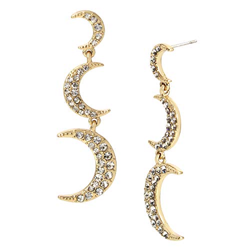 Celestial Moon Dangle Earrings #TOP27