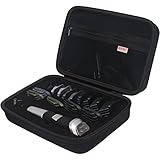 BOVKE Carrying Case for Philips Multigroomer All-in-One Trimmer Series 5000 MG5750/49 18 Piece Mens Grooming Kit, Men's Electric Trimmer Shaver and Attachments Storage Bag, Balck