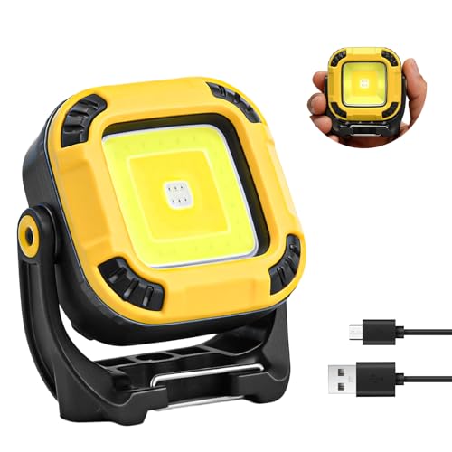 Magnetic Work Light Rechargeable, 1100LM Magnetic Light with Strong Magnet