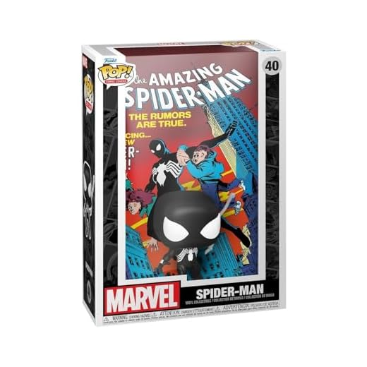 Funko Pop! Comic Cover: Marvel - Amazing Spider-Man #252 - Figura de Vinilo Coleccionable - Idea de Regalo- Mercancia Oficial - Juguetes para Niños y Adultos - Muñeco para Coleccionistas