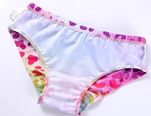Image of TENVDA Girls Swimsuit 2-Piece Halter Tankini Set Beach Sport Bathing Suit UPF 50+ Swimwear