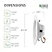 Sunco 6 Pack 4 Inch LED Recessed Lights, Retrofit Can Light for Ceiling, Baffle Trim, 660 LM, 11W (60W Equivalent), 5000K Daylight, Dimmable, Damp Rated ETL