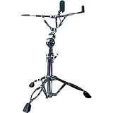 Fame SDS9000-B Snare-Ständer, Extra Hoch, Doppelstrebig, Kugelgelenk, 52-78cm Höhenverstellbar, Robust, Verchromt, Geeignet für 13-14 Zoll Snare Drums, Handpans, Steel Tongue Drums