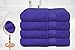 Produktbild Casabella Große Jumbo-Badetücher, 100% gekämmte ägyptische Baumwolle, 4 Stück, Baumwolle, blau, 4 Bath Sheet