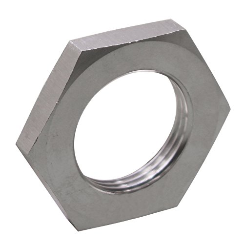 Dernord Cast Pipe Fitting Stainless Steel 304 Hex Locknut 3/4 Inch Npt Female (Pack Of 2) #TOP2
