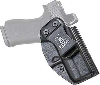 CYA Supply Co. Base Optics Ready (Black) Inside Waistband Holster IWB Veteran Owned Company Fits Glock 43 / 43X / 43X MOS