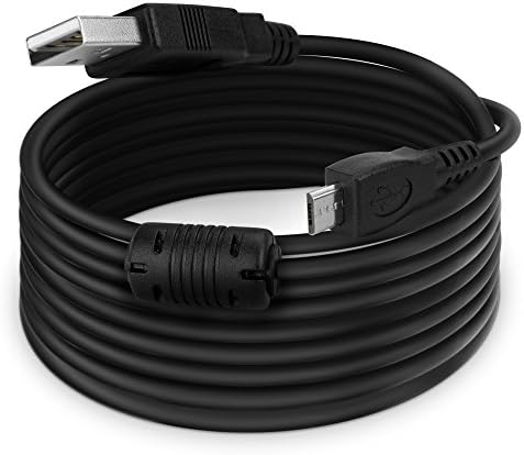 BoxWave Cable Compatible with BLU Z4 Music - DirectSync (15 ft) Cable, Extra Long Charge and Sync Cable - Black image 3