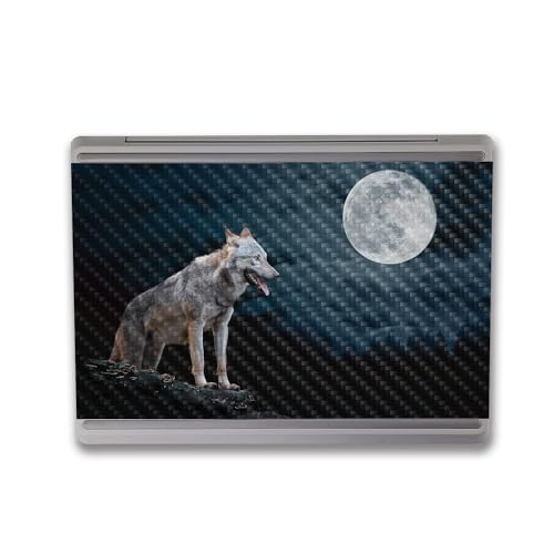 Image of MightySkins Carbon Fiber Skin Compatible with Microsoft Surface Laptop Go 3 (2023) Full Wrap Kit - Happy Hunting | Protective, Durable Textured Carbon Fiber Finish | Made in The USA