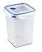 Sterilite 03344706 Ultra-Seal 16.2 Cup Food Storage Container, See-Through Lid & Base with Blue Accents, 6-Pack