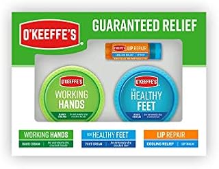 O'Keeffe's Giftbox including Cooling Relief Lip Repair Stick, Working Hands Jar and Healthy
