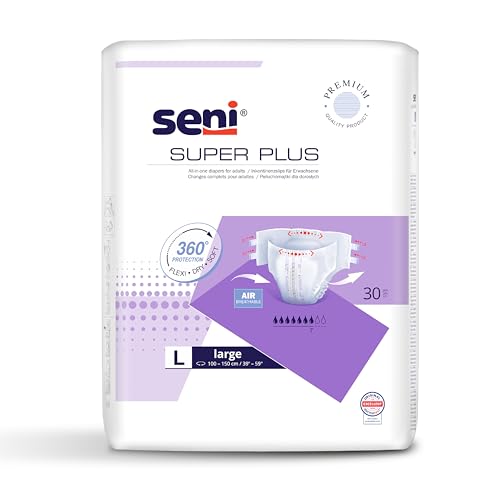 Seni Super Plus Large Noche Pack de 30 Ropa Interior de Protección para Incontinencia
