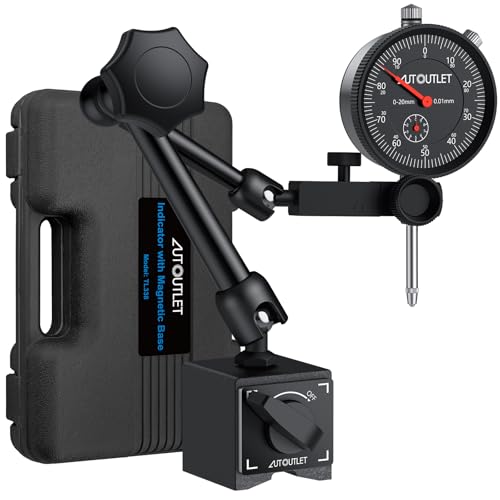 Supporto Magnetico Per Comparatore AUTOUTLET - Base Magnetica 176lb, Giunto Regolabile - Foto 6