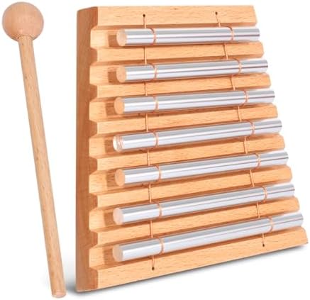 LIEKE 7 Tone Hand Chime Instrument Meditation Chime Mindfulness B...