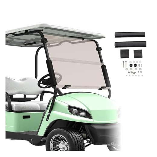 ECOTRIC Tinted Windshield for EZGO Golf Carts