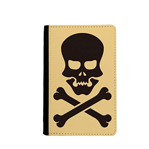 Étui passeport Halloween crâne os multicolore pochette voyage
