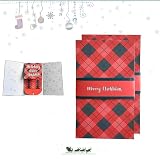 Handmade Christmas Gift Card Booklet,DIY Personalized Christma Gifts,Money Holder Envelope Booklet...