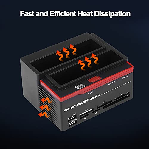 Caddy externo para discos SATA/IDE USB 2.0 Dual-Bay miniatura 4