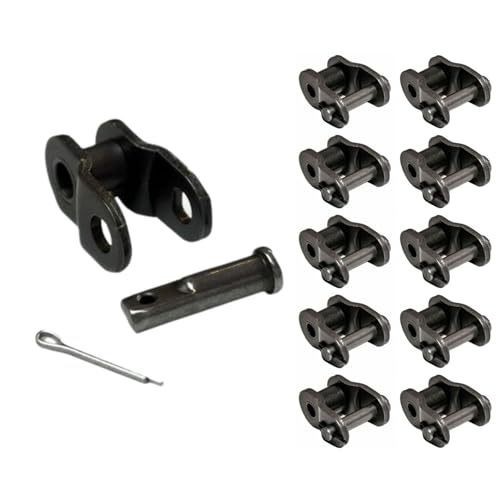 Jeremywell 25 Standard Roller Chain Offset Link (10PCS)