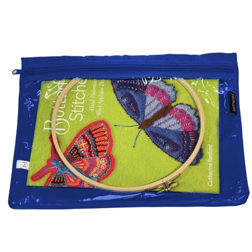 Image of Yazzii Travel Pouch - Portable and Multifuctional for Sewing Accessories, Crafting, Beading, & More - Royal Blue