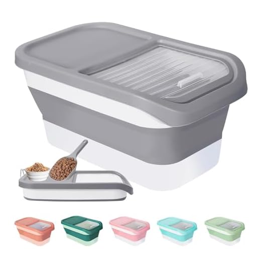 Collapsible Airtight Dog Food Container