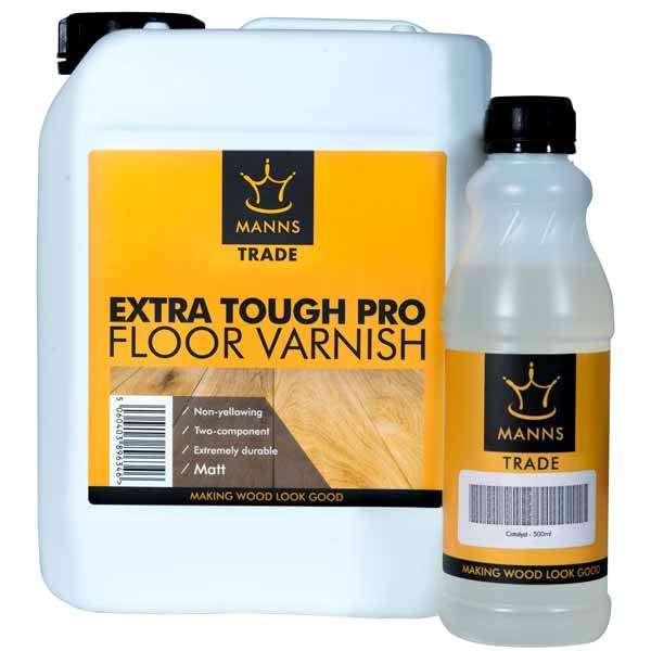Manns Trade Extra Tough Pro Floor Varnish - Gloss - 5L