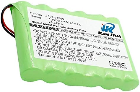 300-03866, LCP500-4B Battery for Honeywell 300-03866, LCP500-4B, LYNXRCHKIT-SHA, OSA214, (7.2V, 3700mAh Ni-NH Battery Pack),